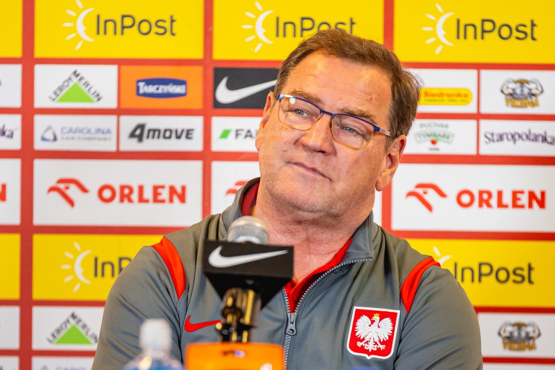 Piłka Nożna: Konferencja prasowa reprezentacji Polski. - Agencja Fotograficzna